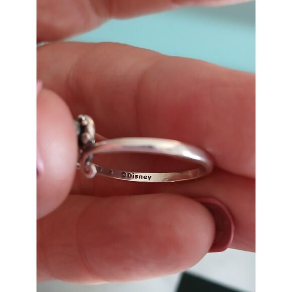 Disney The Little Mermaid Ursula Ring S925 ALE Luminous Purple Pearl & Tentacles - Picture 6 of 13